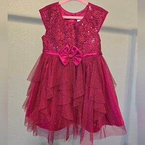 Toddler Girl Jona Michelle Red Holiday Tulle Dress
